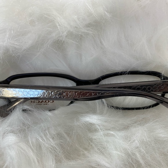 New Coach Eyeglasses Frames 6083 5354 Black Grey Rectangular Full Rim 52-17-135 - Picture 2 of 8